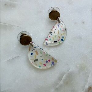 Confetti Resin Earrings